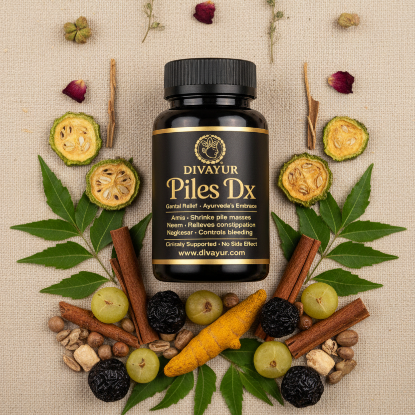 Divayur Piles Dx – Ayurvedic Piles Relief Capsules