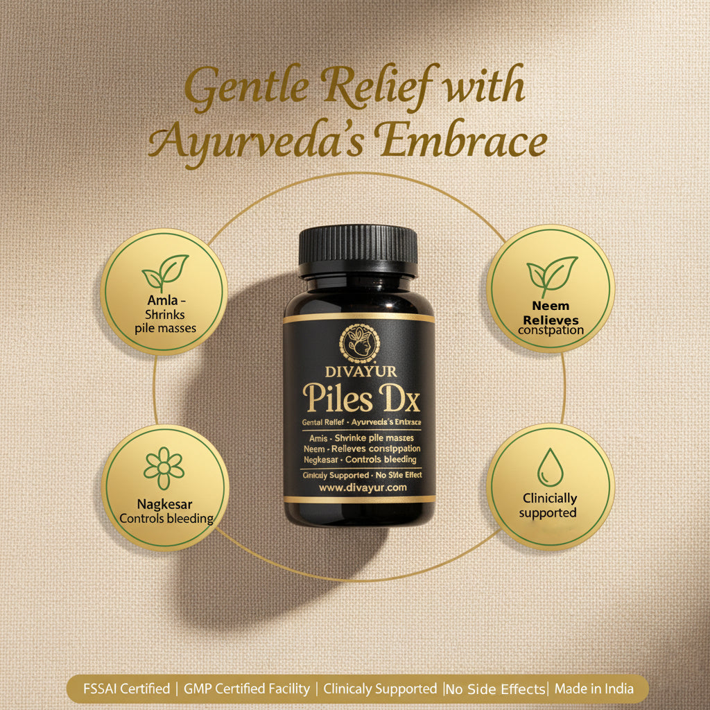 Divayur Piles Dx – Ayurvedic Piles Relief Capsules