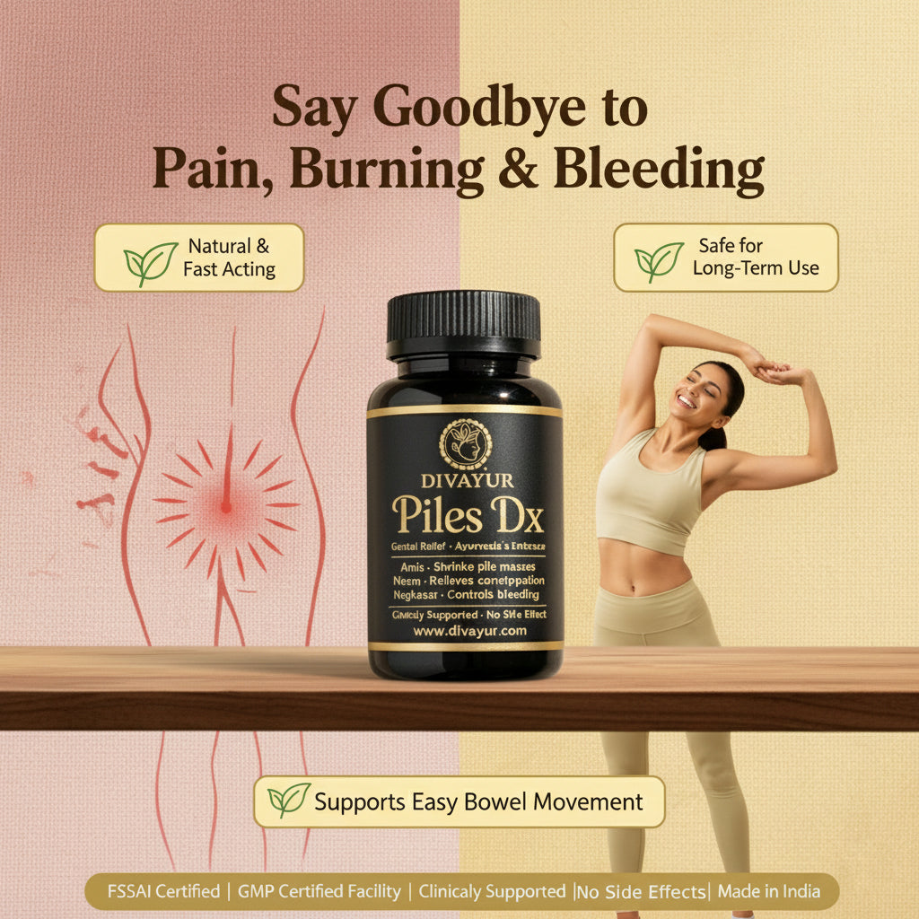 Divayur Piles Dx – Ayurvedic Piles Relief Capsules